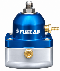 Fuelab Blue EFI Adjustable Fuel Pressure Regulator 2 -6AN Inlets